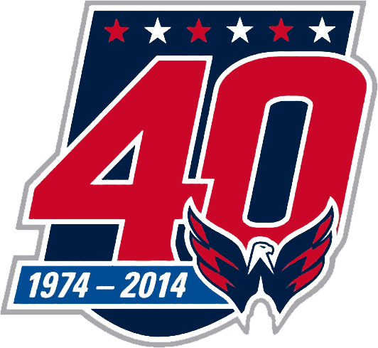 Washington Capitals 2014 15 Anniversary Logo iron on paper